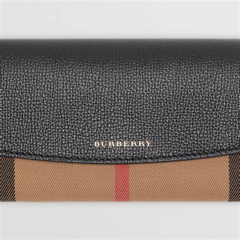 burberry continental wallet buckle|burberry black wallet.